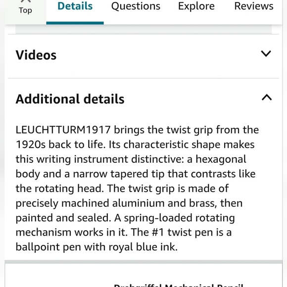 ❤️BUY 5 GET 3 FREE Leuchtturm1917 Spice Brown Gel Pen, Retail Price $28.50 - Picture 7 of 9